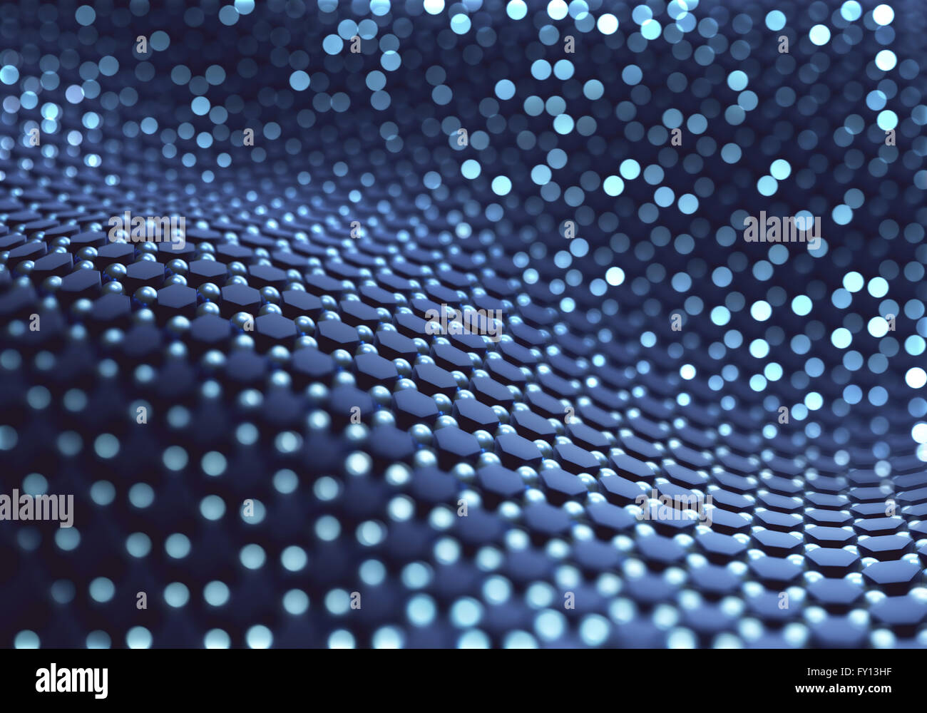 Zusammenfassung Hintergrund hexagonale Struktur. Bild-Konzept der Technologie als Hintergrund verwenden. Stockfoto