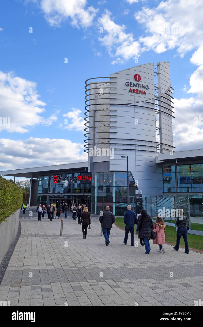 Die Genting Arena ist Teil von der National Exhibition Centre (NEC) Komplex befindet sich in Birmingham England UK Stockfoto