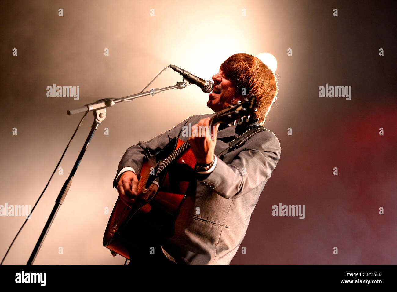 BARCELONA - 24 JUL: Abbey Road (Band Hommage an die Beatles) führt auf Golden Revival Festival. Stockfoto