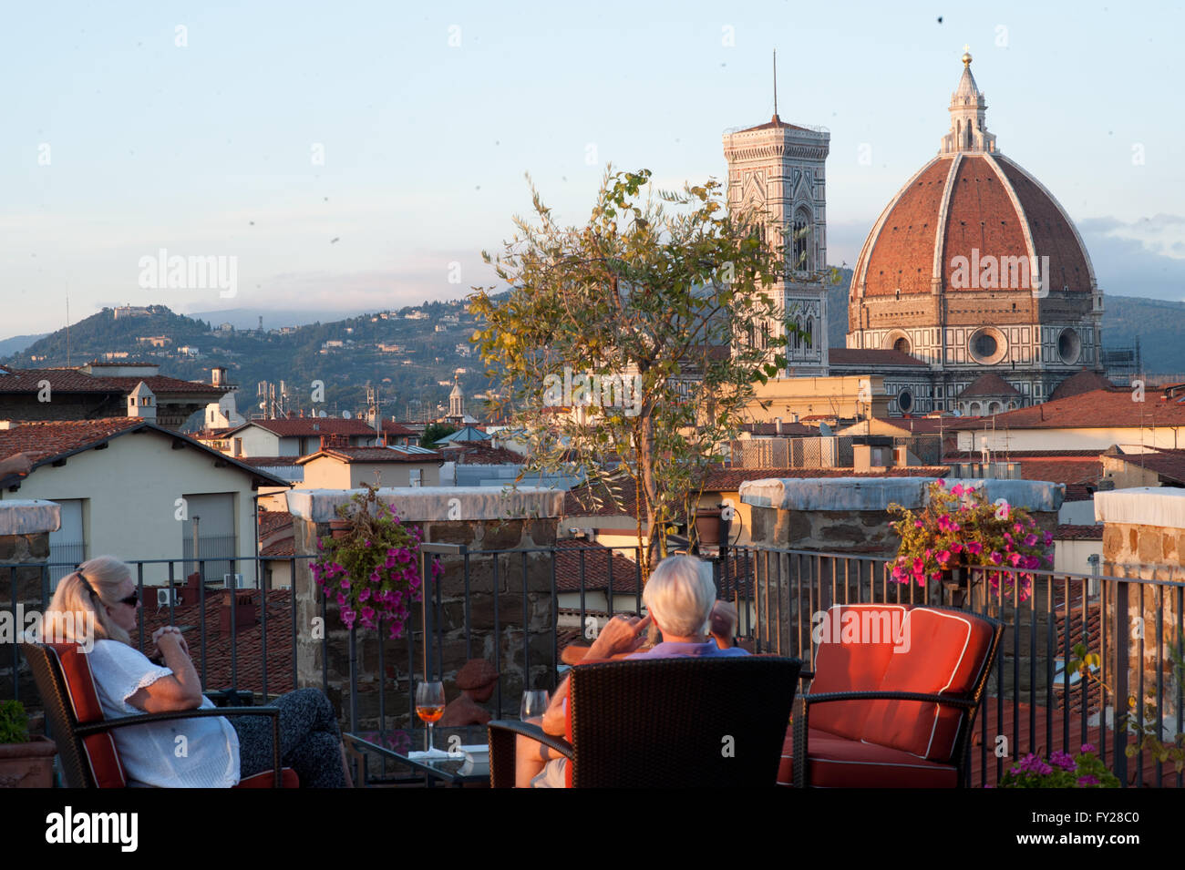 Florenz ist eine am meisten besuchte Stadt der Welt von Touristen jedes Jahr. Italien. Stockfoto