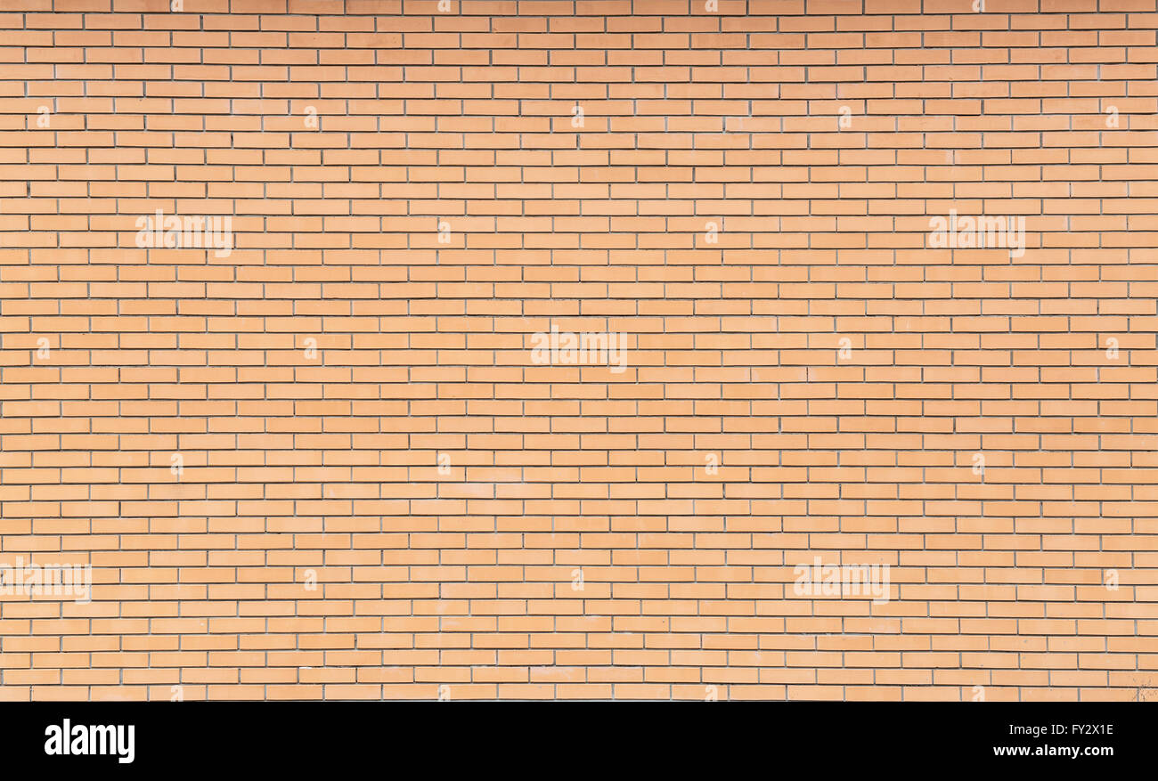 Roten Backsteinmauer. Nahaufnahme Bild von Ziegeln. Stockfoto