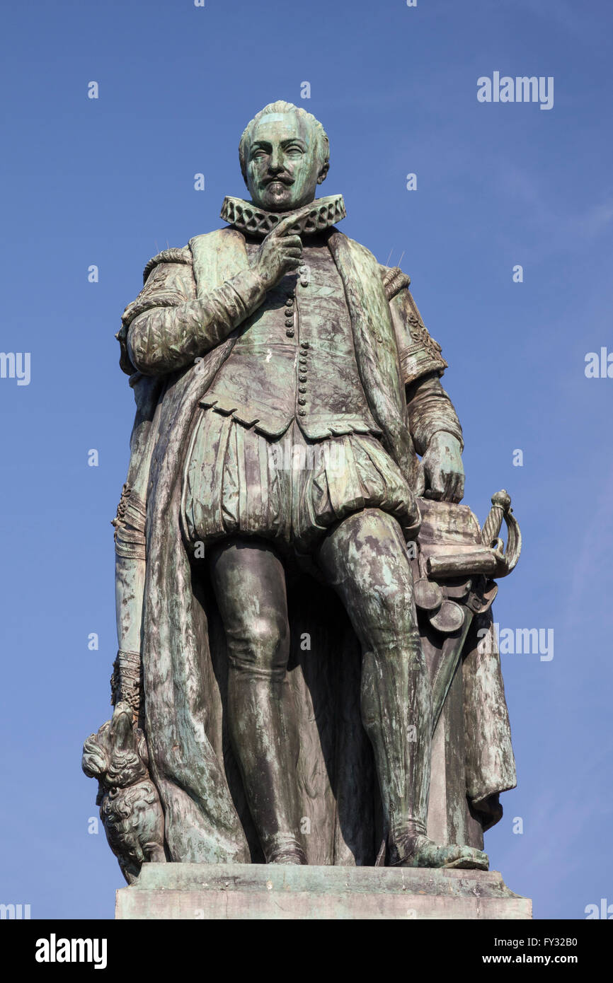 Willem I. oder William I. Prince von Orange, Statue, den Haag, Holland, Niederlande Stockfoto