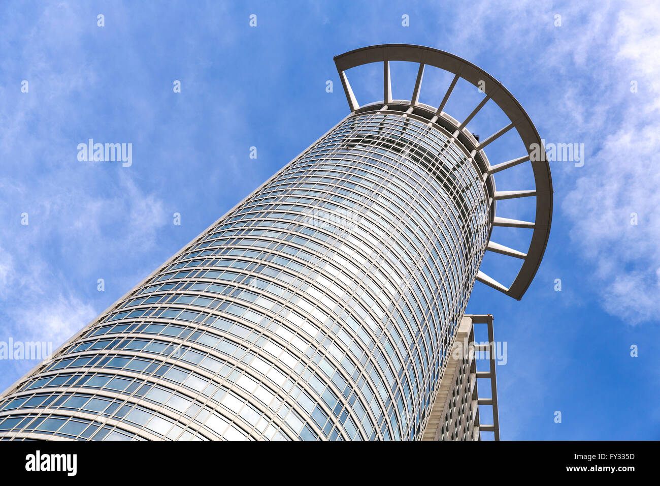 Büro-Hochhaus Westend-Tower, DZ Bank, Kronenhochhaus, Architekten Kohn Pedersen Fox, Frankfurt am Main, Hessen, Deutschland Stockfoto