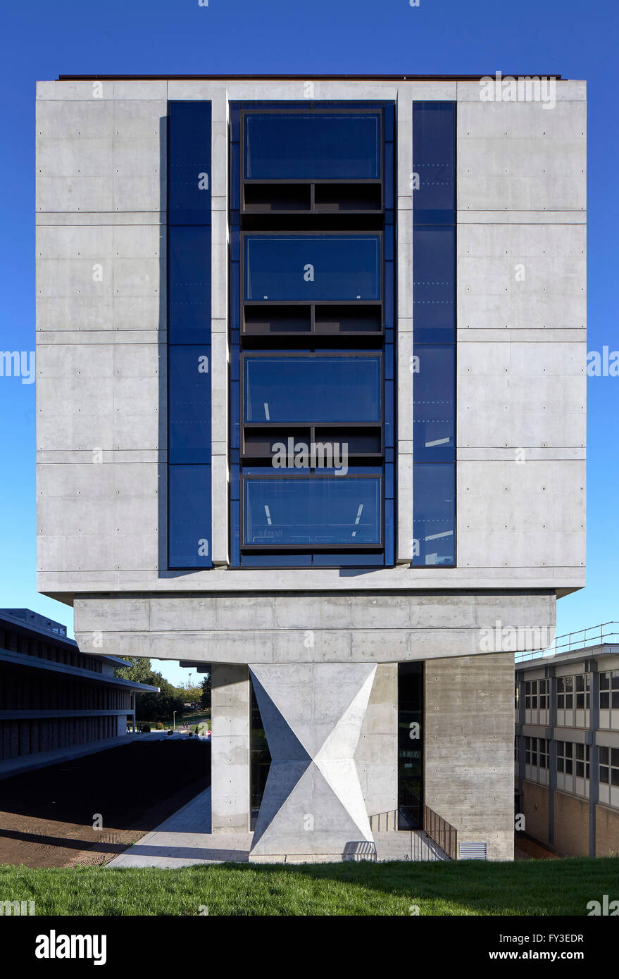 Albert Sloman Library hinzufügen. Albert Sloman Bibliothek und Silberrad Student Center University of Essex, Colchester, Vereinigtes Königreich. Architekt: Patel Taylor, 2015. Stockfoto