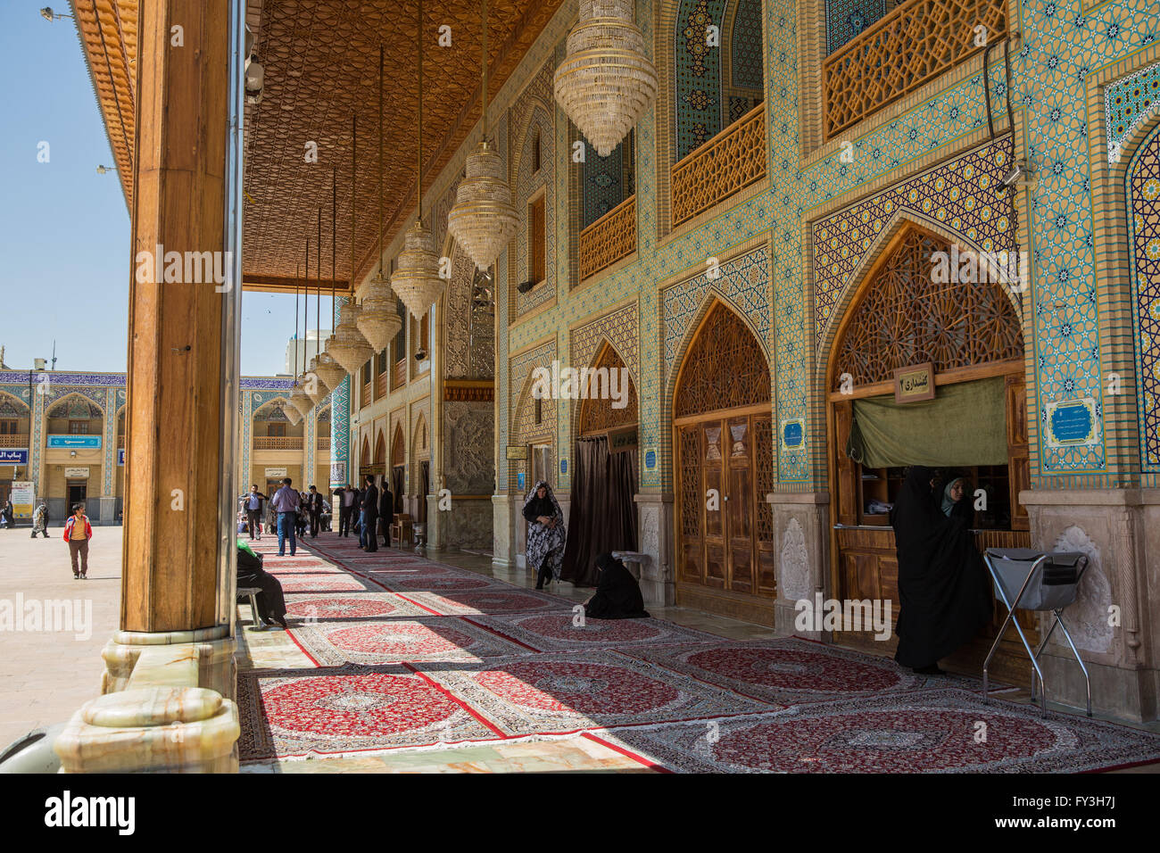 Shah-e-Hotel-Komplex-Schrein und das Mausoleum in Shiraz, Iran Stockfoto