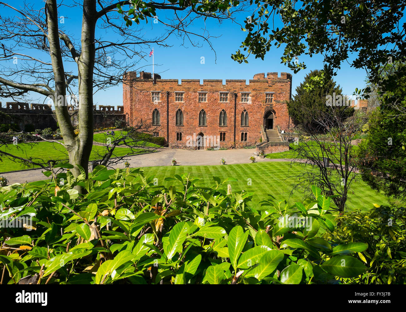 Shrewsbury Castle Regimentsmuseum, Shropshire, England, UK Stockfoto