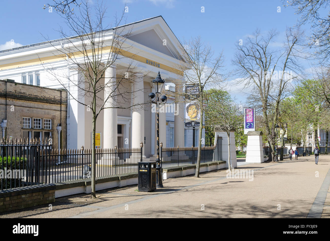 Neue Walk Museum and Art Gallery in Leicester Stockfoto