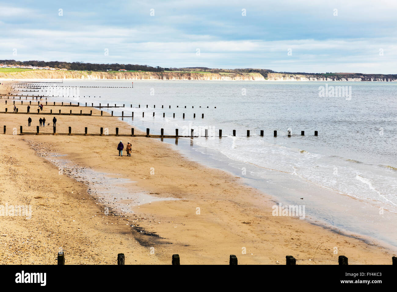 Bridlington North Sands, East Riding of Yorkshire, England, "Great Britain" UK EU Küstenstadt Städte Stockfoto