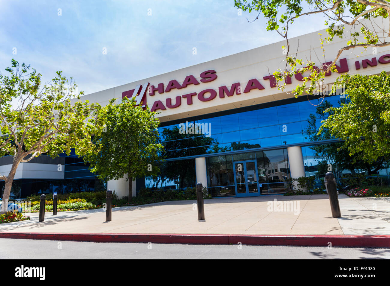 Die Haas Automation-Einrichtungen in Oxnard, Kalifornien Stockfoto