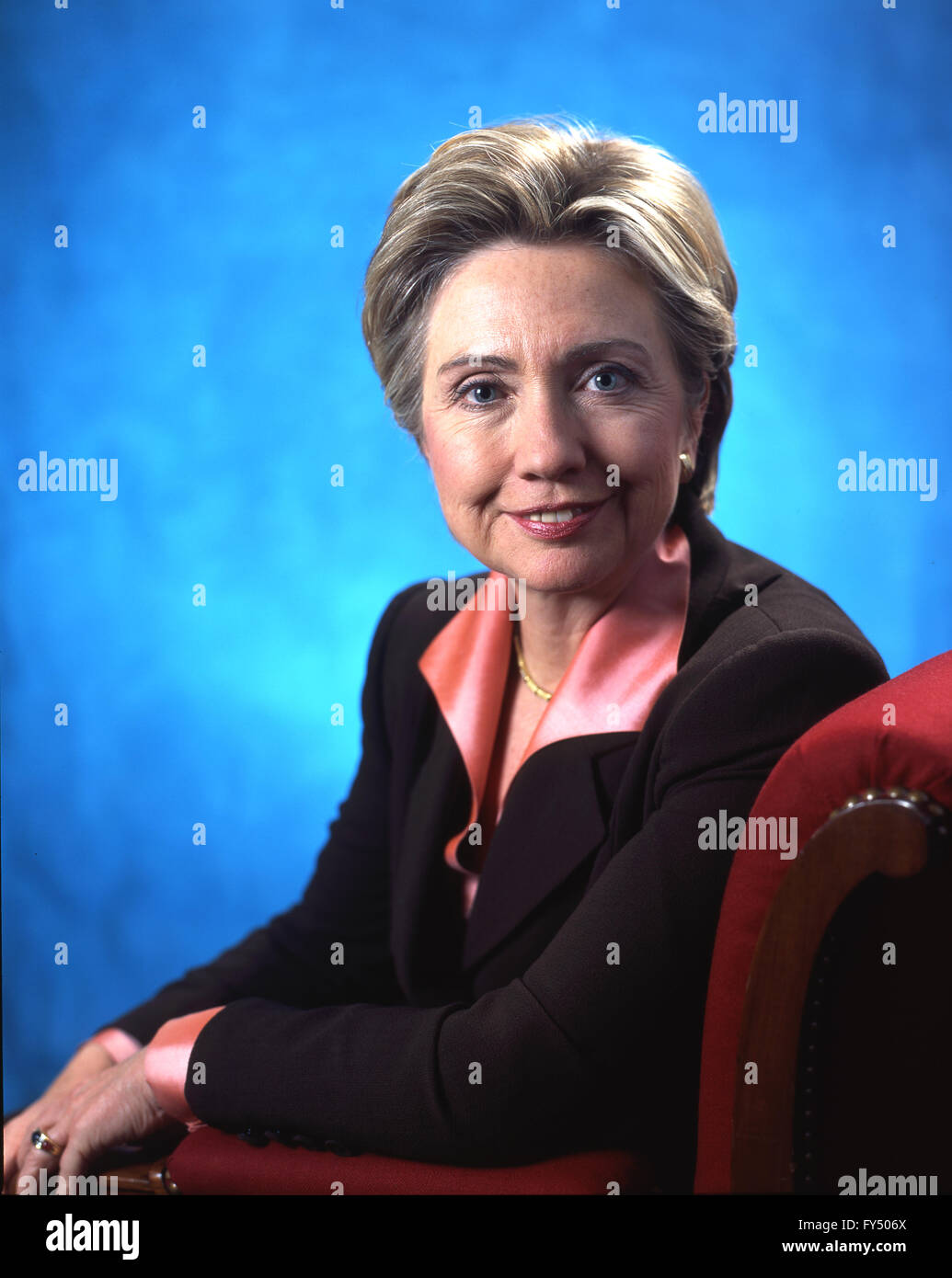 Hillary Rodham Clinton 2002 dann Senator von New York ehemalige First Lady der Vereinigten Staaten von Amerika-Demokrat Stockfoto