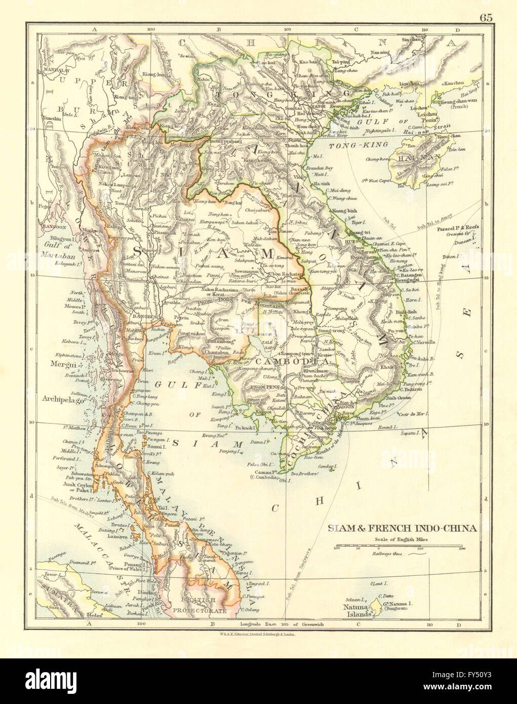 Französisch indochina karte -Fotos und -Bildmaterial in hoher Auflösung ...