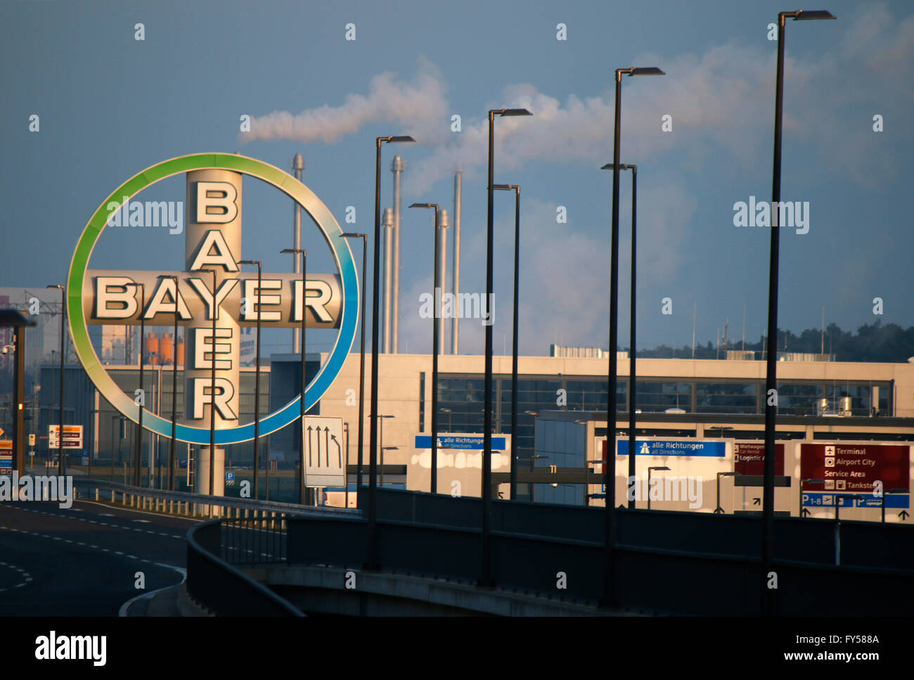 Markennamen: "Bayer AG", Berlin. Stockfoto