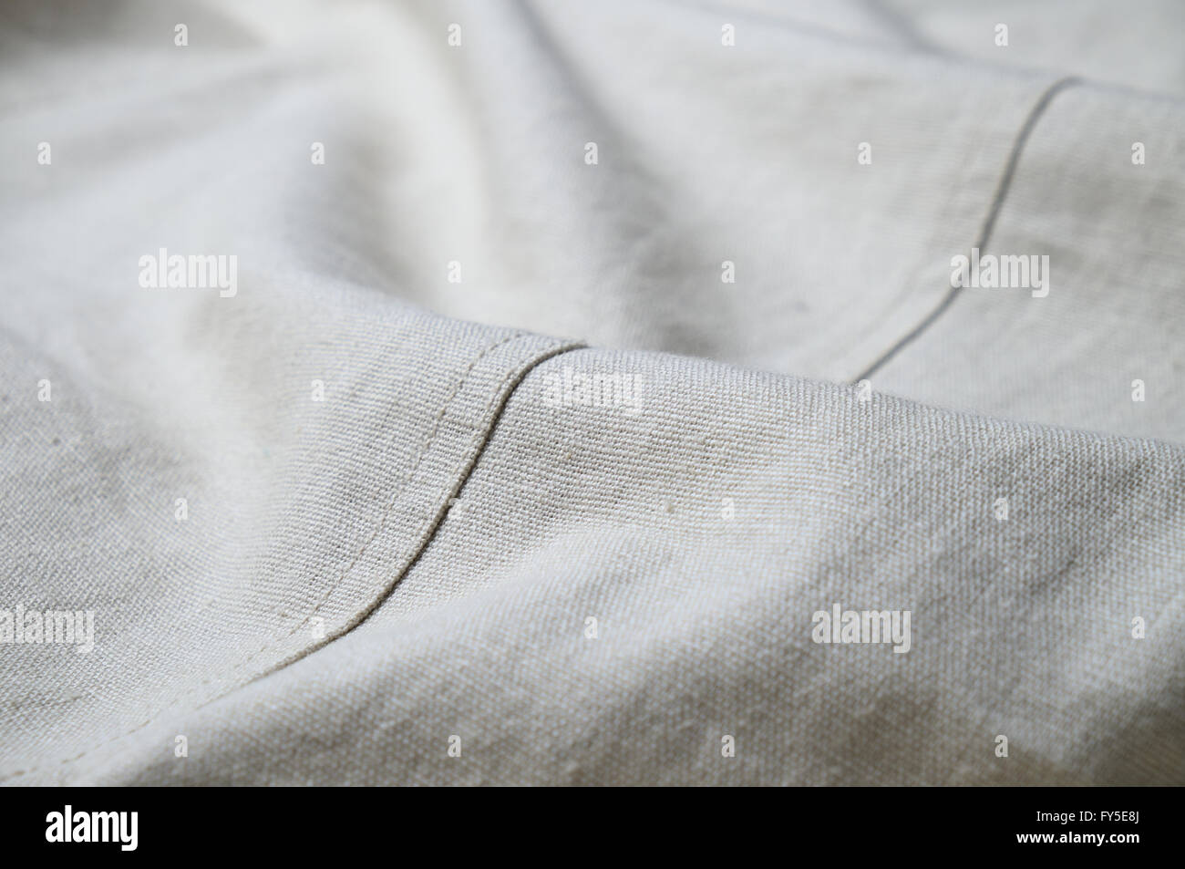 Bettwäsche Textiloberfläche. Frühling-Sommer-Mode Stockfoto