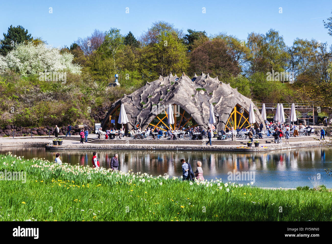 Britzer Garten, Neukölln, Berlin, Deutschland. 21. April 2016. Berliner