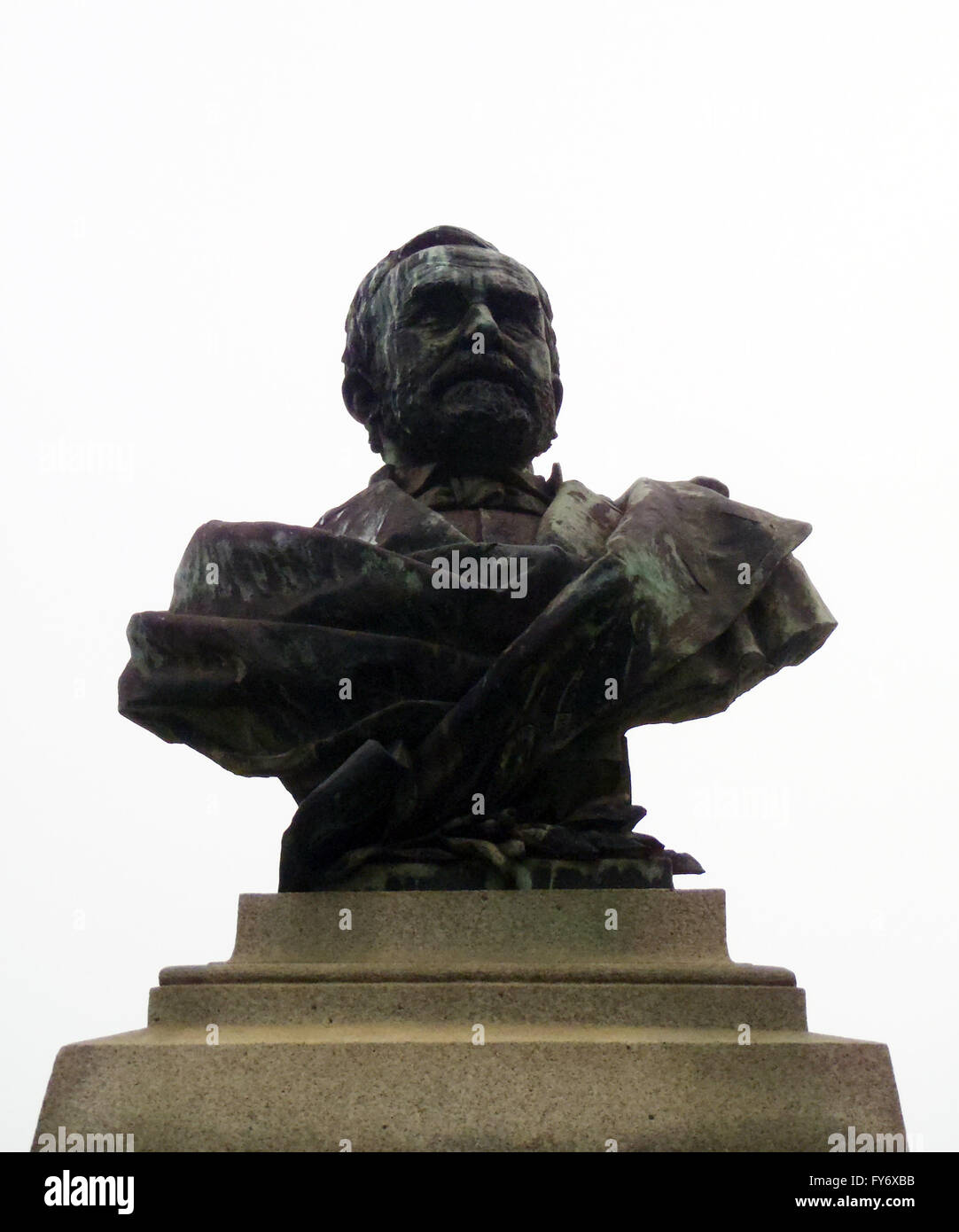 Präsident Ulysses S. Grant-Statue im Golden Gate Park auch im Alter und mit ein wenig den Kopf tropfte Vogelkot Stockfoto