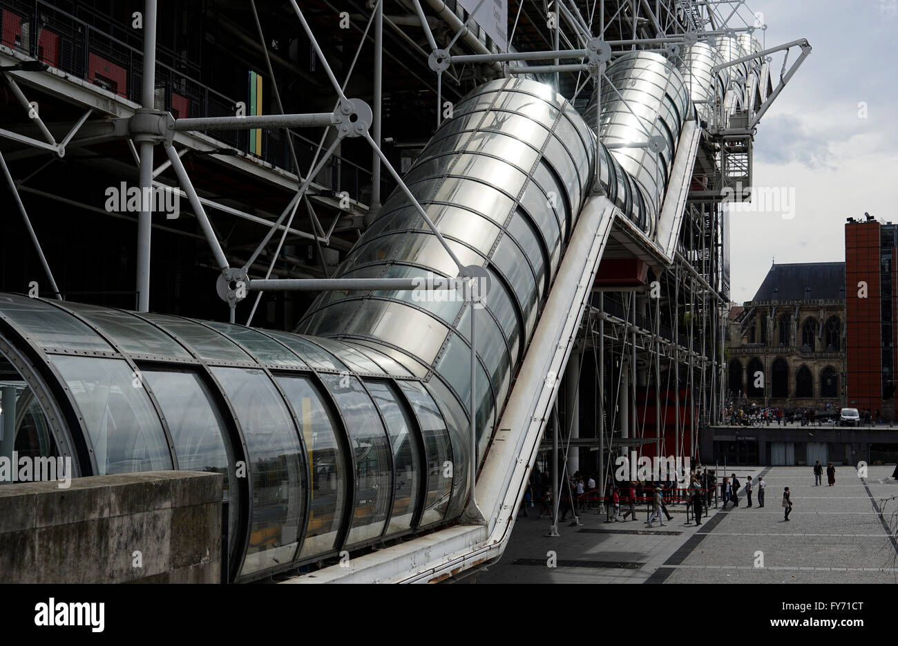 Centre Georges Pompidou, Paris, Frankreich Stockfoto