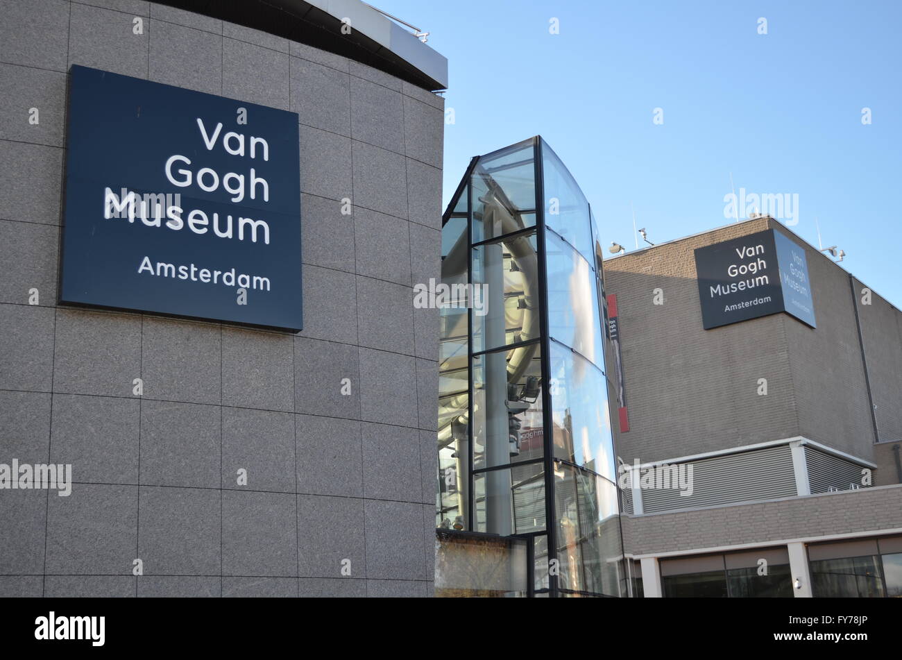 Van Gogh Museum in Amsterdam. Stockfoto