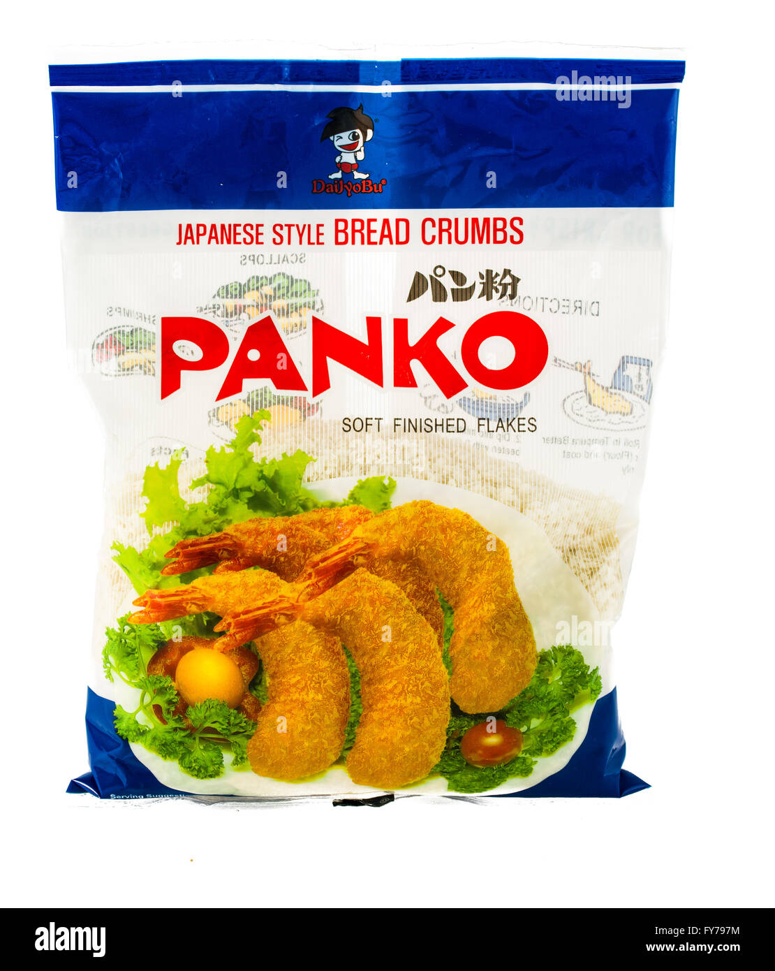 Winneconne, Wisconsin - 5. Februar 2015: Paket Panko Paniermehl.  Diese sind weich im japanischen Stil. Stockfoto