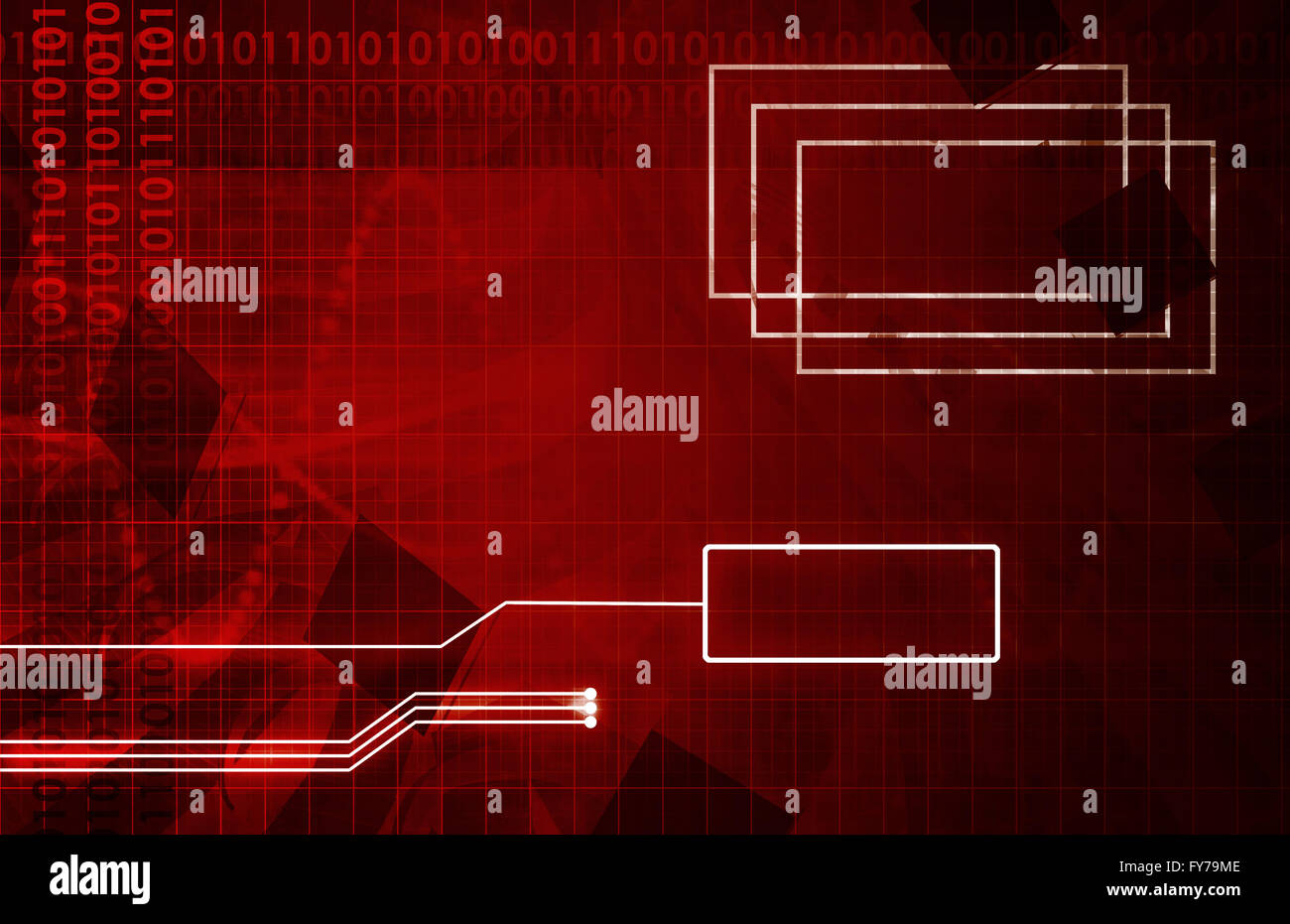 System-Entwicklungs-Plattform und Reporting-Tool-Dienstprogramm Kunst Stockfoto