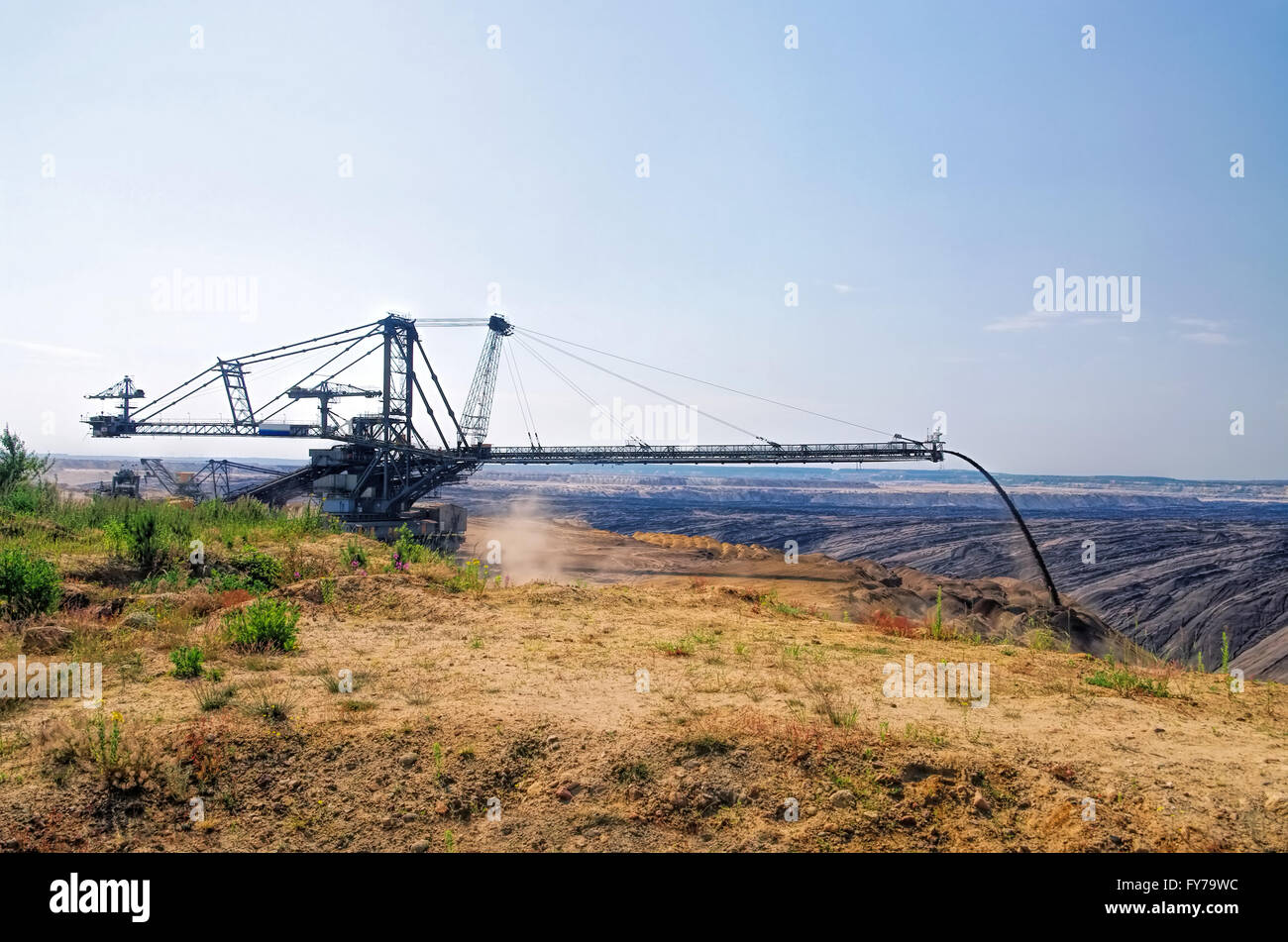 Tagebau Welzow - Tagebau Welzow-10 Stockfoto