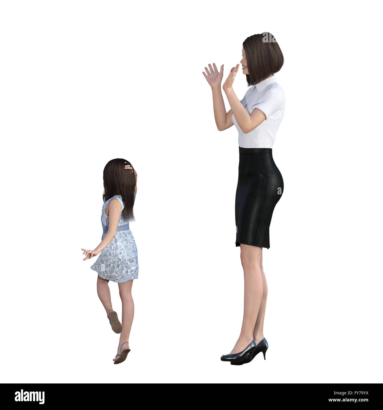 Kinder model Ausgeschnittene Stockfotos und -bilder - Alamy