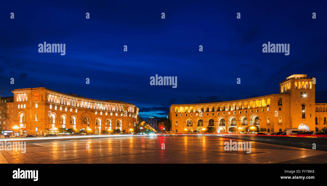 Eurasien, Kaukasus, Armenien, Yerevan, Platz der Republik, Marriot Hotel, Ministry of Foreign Affairs Stockfoto