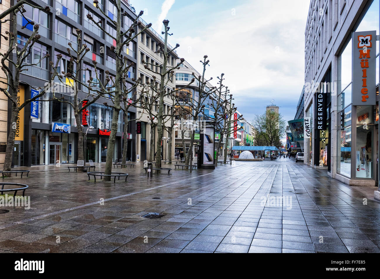 Stuttgart, Deutschland Königstraße, Königstraße Einkaufsstraße im