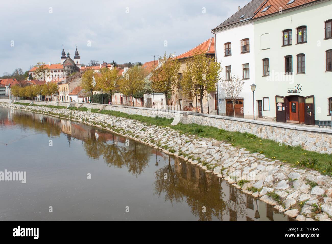 Alte jüdische Stadt Trebic. UNESCO, die älteste Siedlung des Mittelalters der jüdischen Gemeinde in Mitteleuropa. Stockfoto