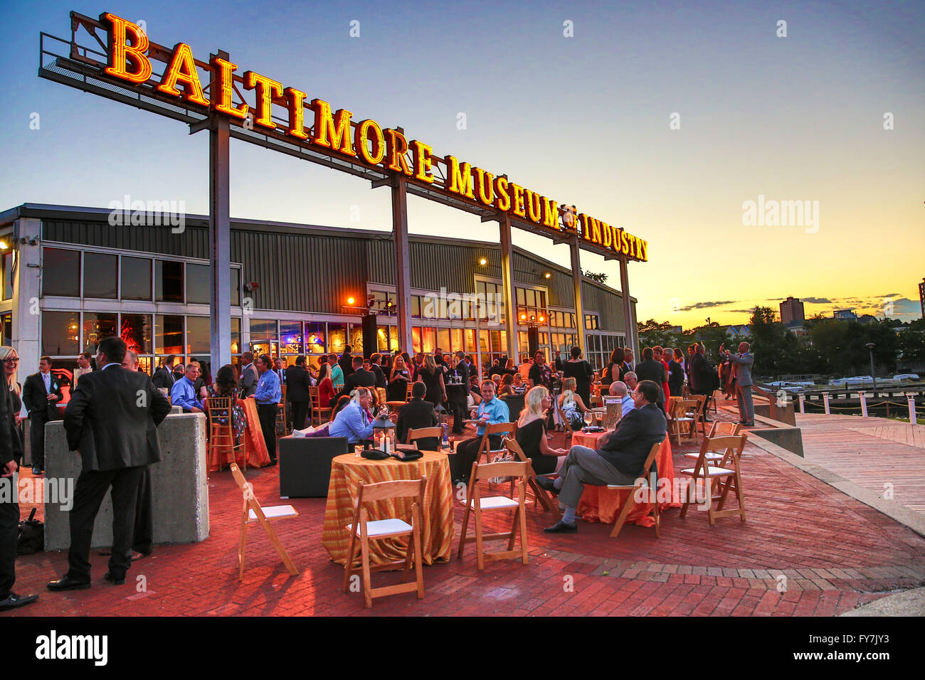 Shapiro 100. Jahrestag Partei im Baltimore Museum of Industry Stockfoto