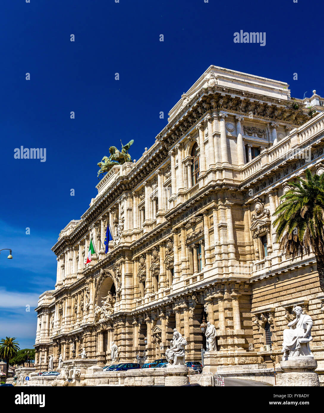 Justizpalast in Rom Stockfoto