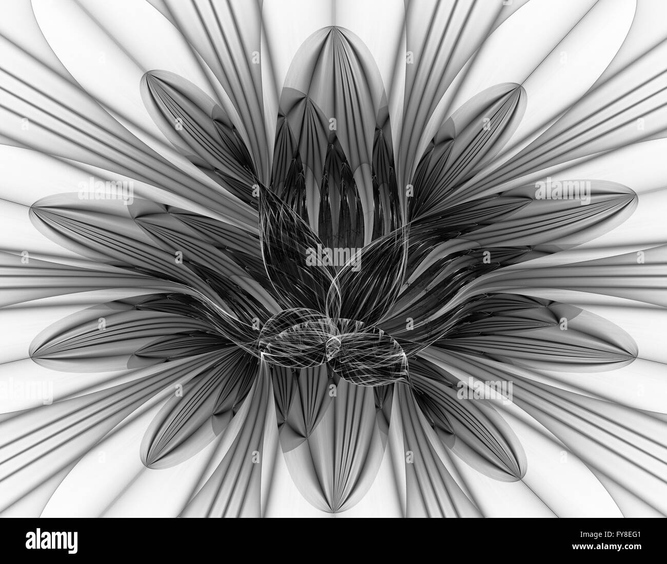 Abstrakte Fraktal Illustration für moderne kreatives design Stockfoto