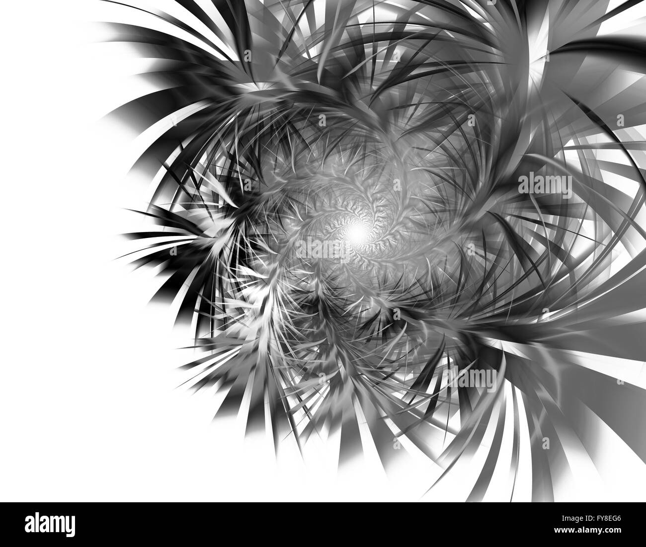 Abstrakte Fraktal Illustration für moderne kreatives design Stockfoto