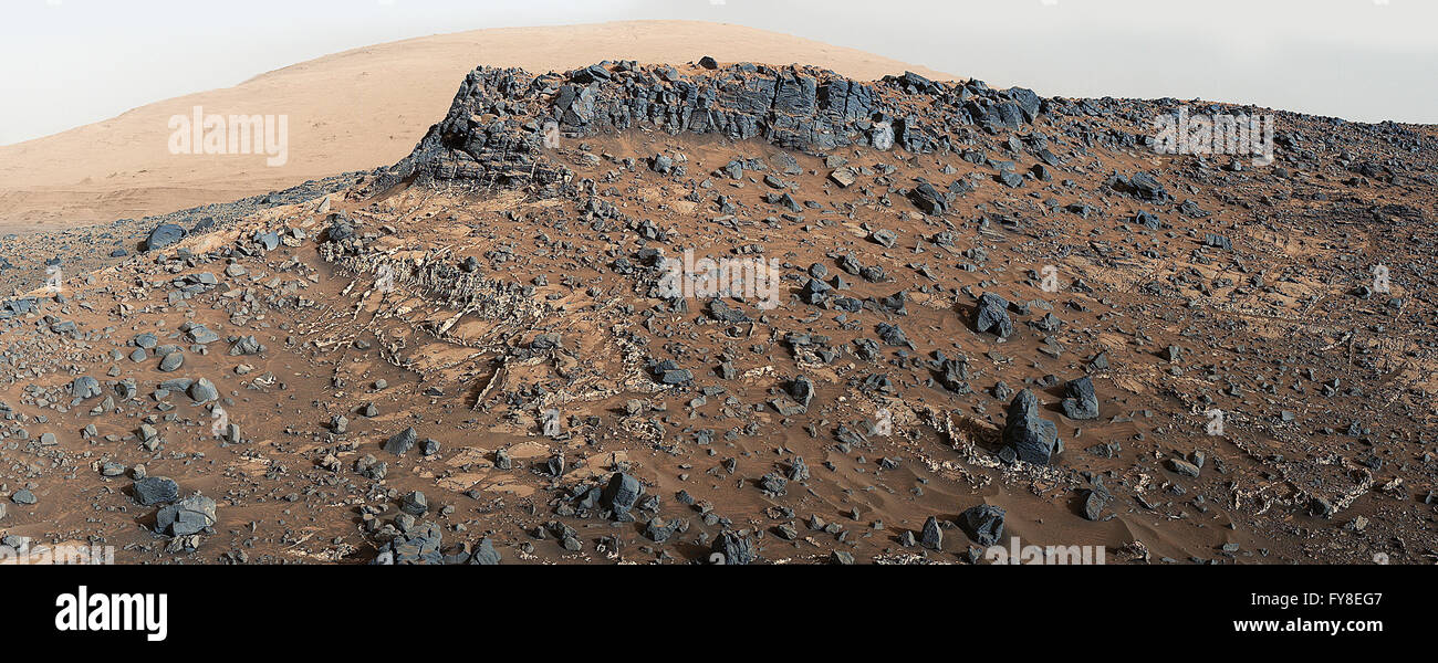 Die Oberfläche des Mars. Elemente dieses Bildes, eingerichtet von der NASA Stockfoto