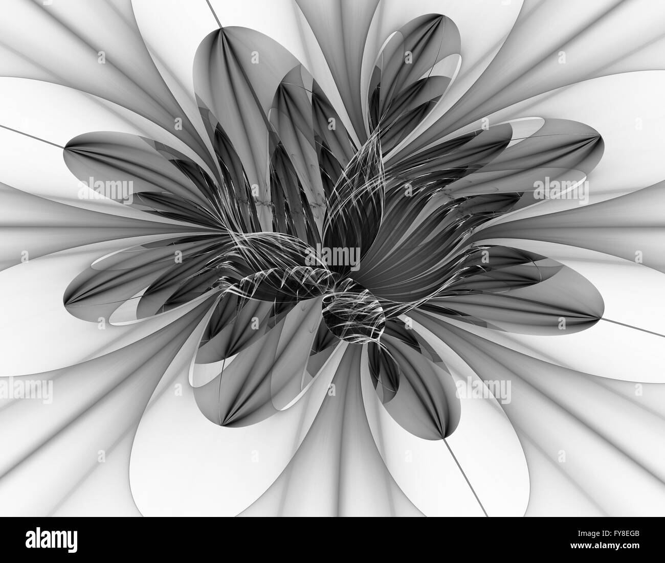 Abstrakte Fraktal Illustration für moderne kreatives design Stockfoto