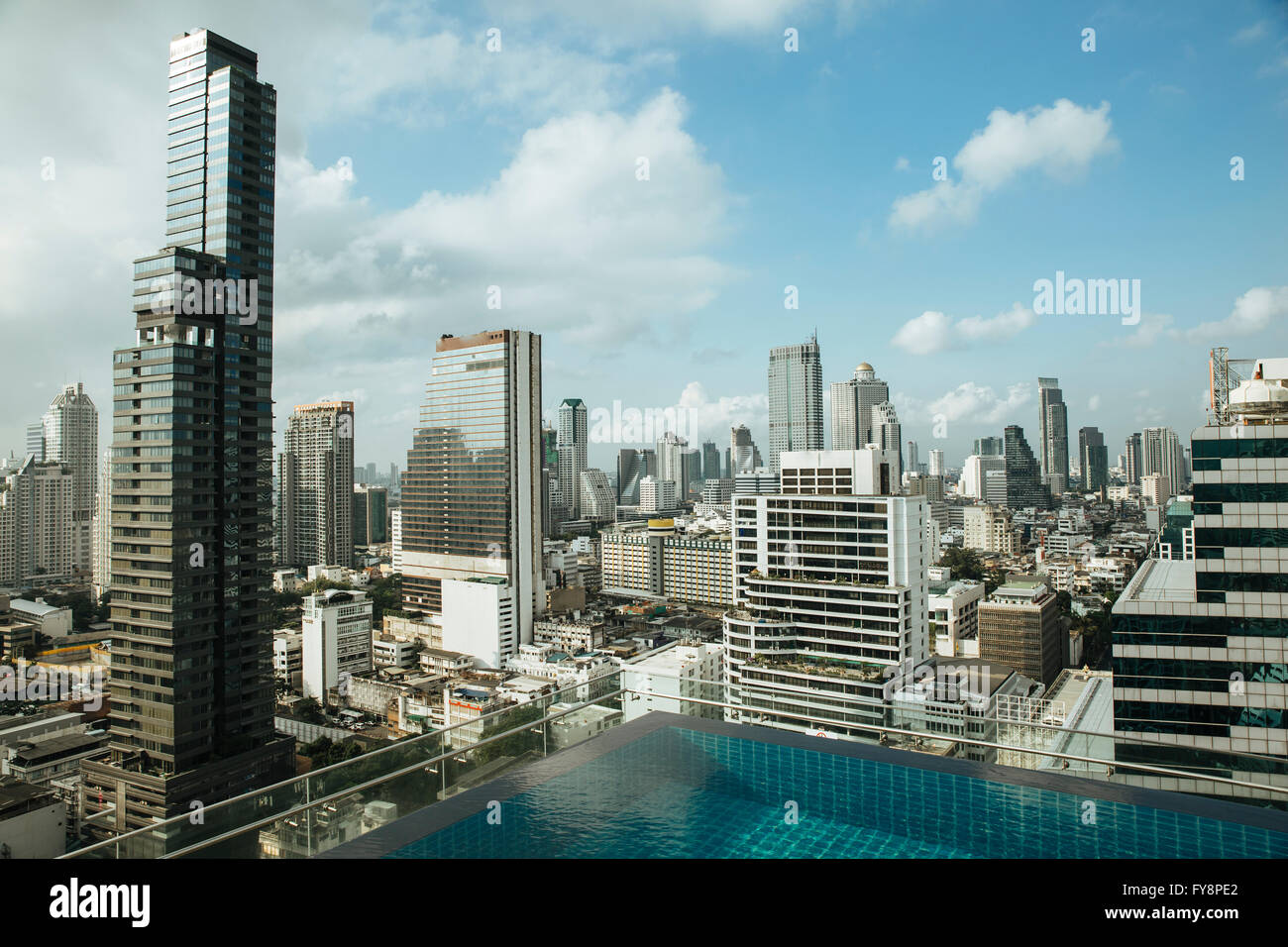 Skyline von Bangkok Thailand Stockfoto