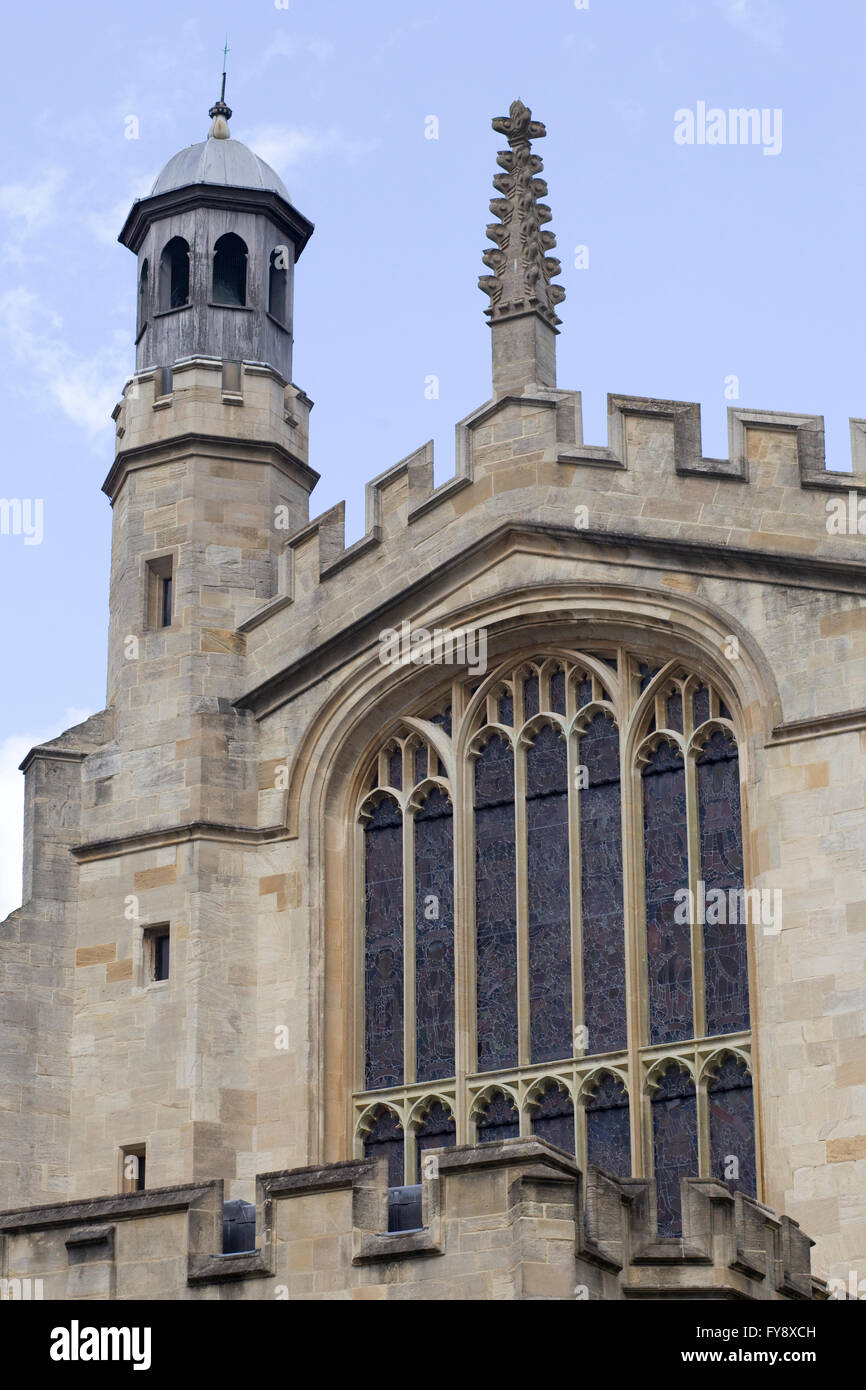 Fassade in der Maughan Library am Kings College Stockfoto