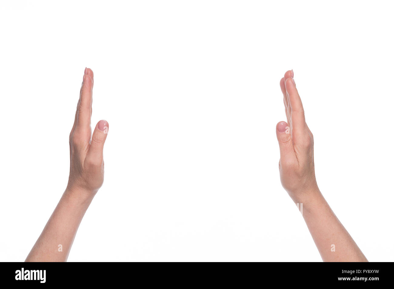 Alte Frau Hände Stockfoto