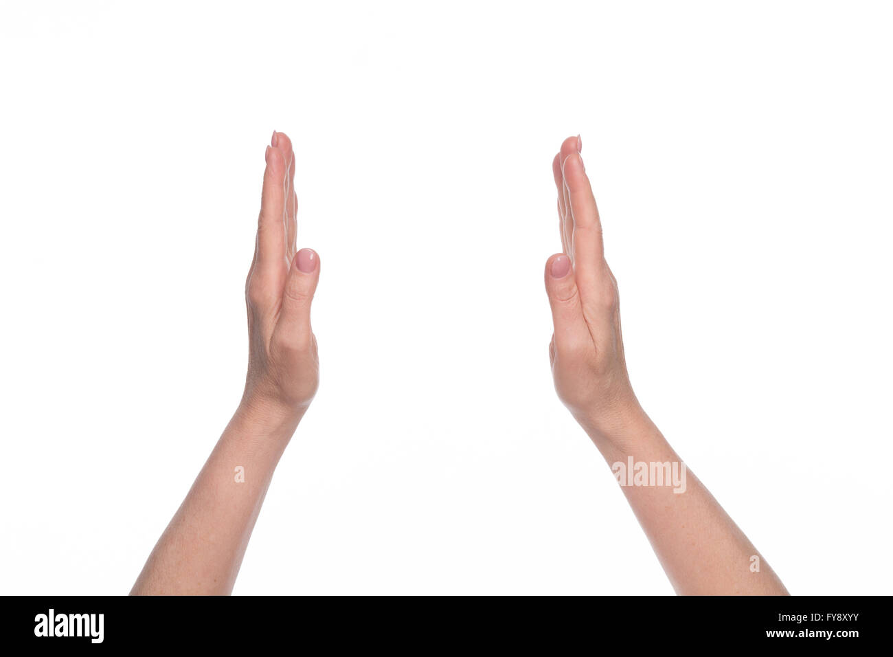 Alte Frau Hände Stockfoto