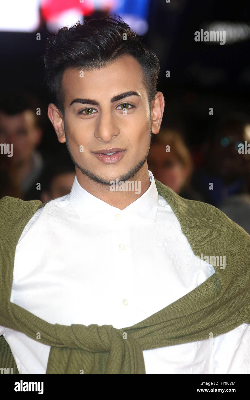 15. März 2016 - Junaid Ahmed Teilnahme an "The Pass" UK Premiere im Odeon Leicester Square in London, Vereinigtes Königreich. Stockfoto