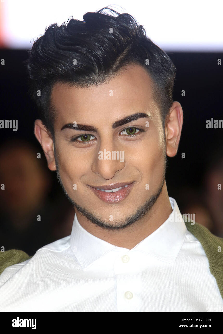 15. März 2016 - Junaid Ahmed Teilnahme an "The Pass" UK Premiere im Odeon Leicester Square in London, Vereinigtes Königreich. Stockfoto