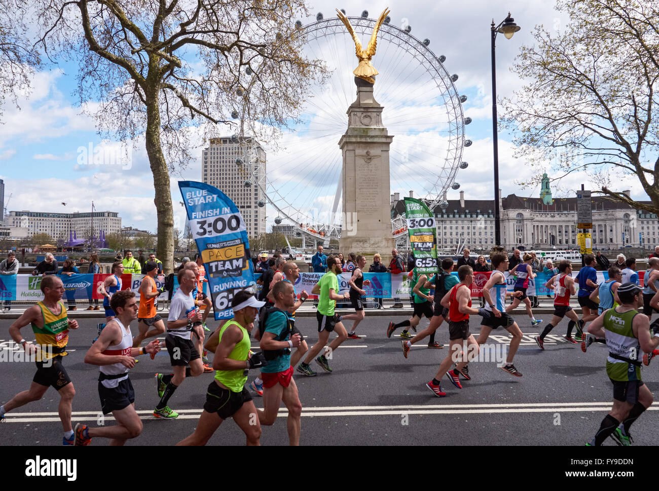The Virgin Money London Marathon, London England Vereinigtes Königreich Großbritannien Stockfoto
