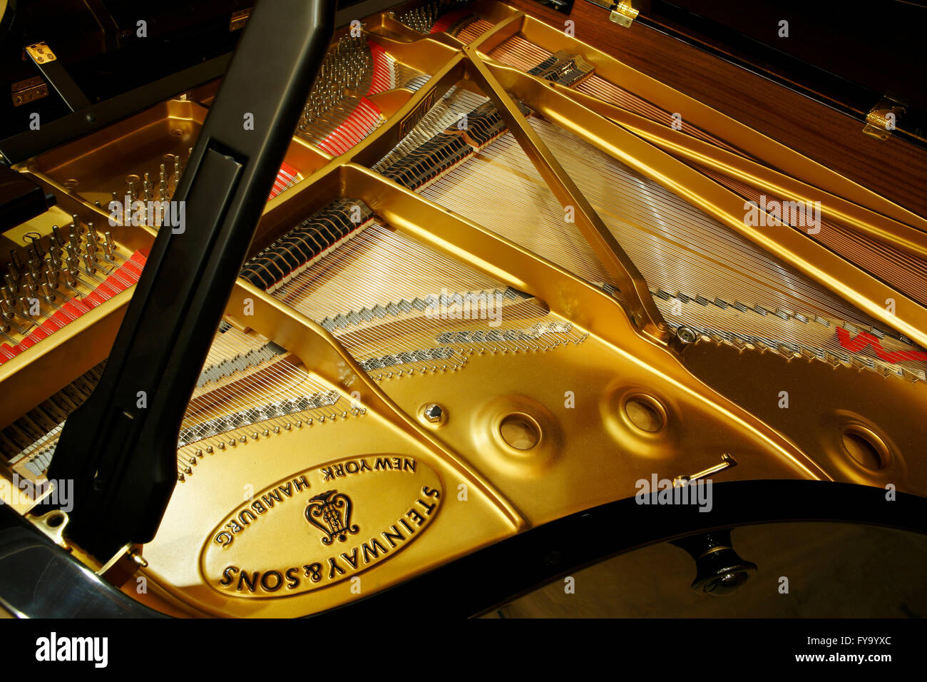 Klavier, Flügel Steinway &amp; Sons Stockfoto