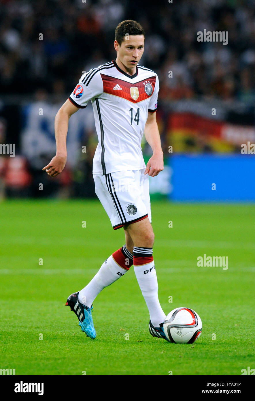 Julian Draxler, GER, Qualifikationsspiel zur UEFA Euro 2016, Deutschland 1 - Irland 1, Veltins-Arena, Gelsenkirchen Stockfoto