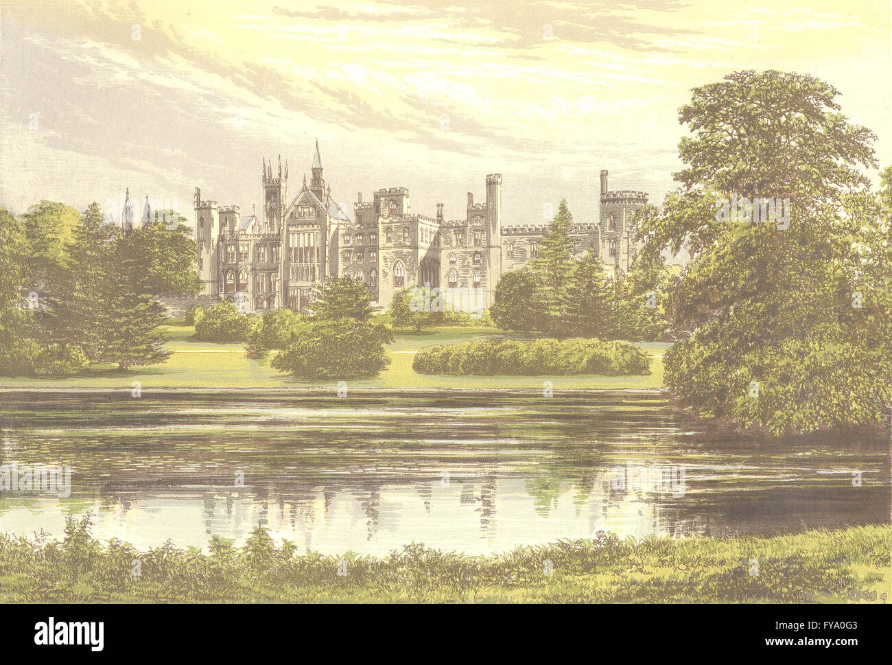 ALTON TOWERS, Cheadle, Staffordshire (Earl of Shrewsbury und Talbot), 1890 Stockfoto