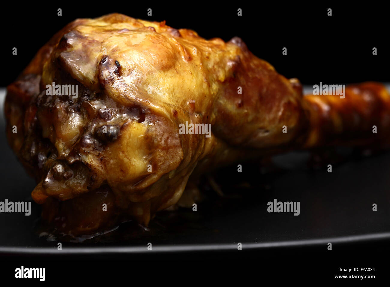 Lammkeule, gekocht Stockfoto