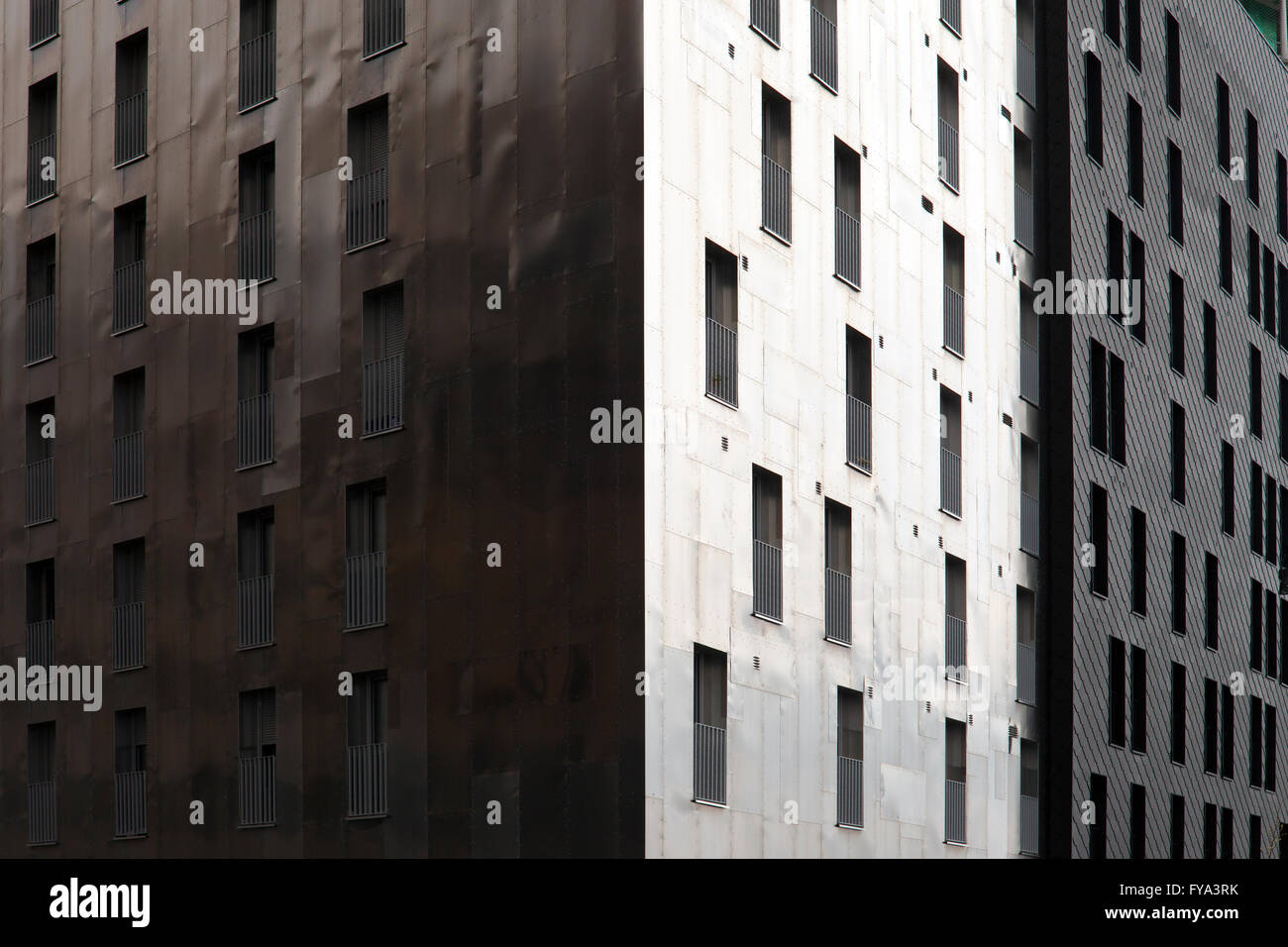 Architektur, Neubauten im Bereich XIII in PARIS - Frankreich Stockfoto