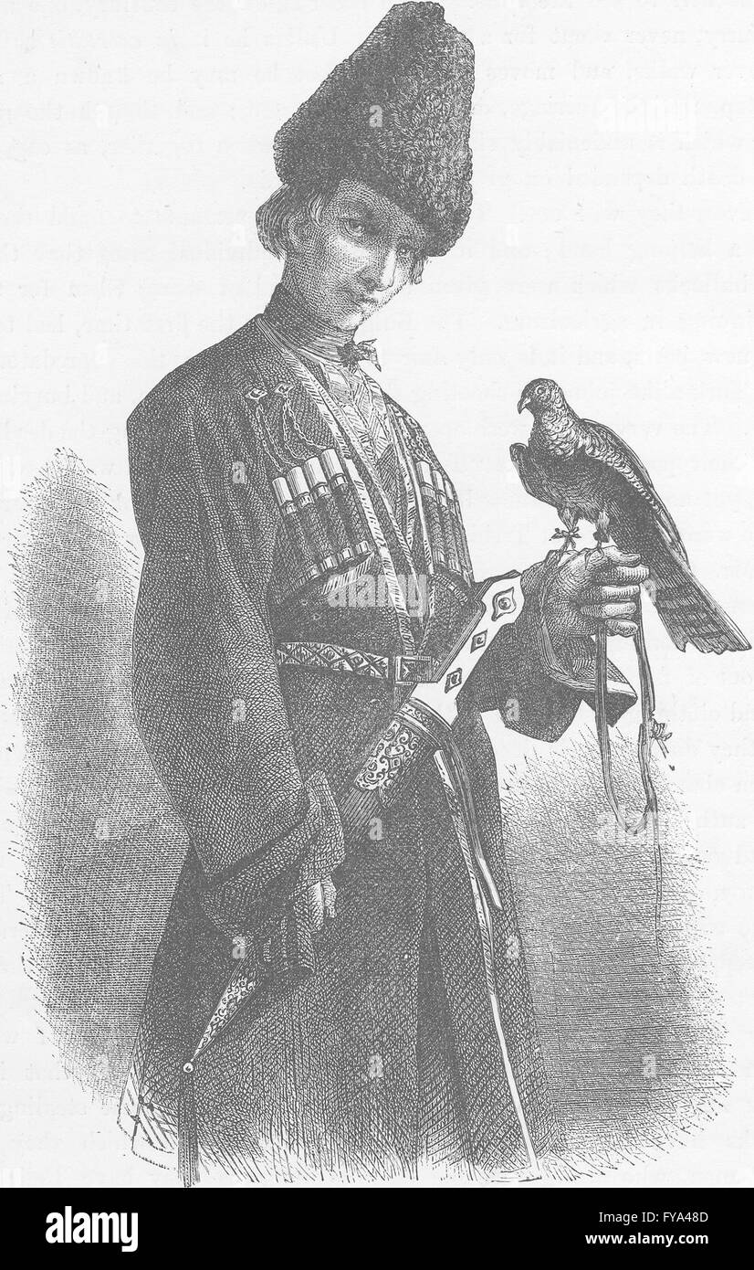 Russland: Junge Tatar edlen, antiken Druck 1893 Stockfoto
