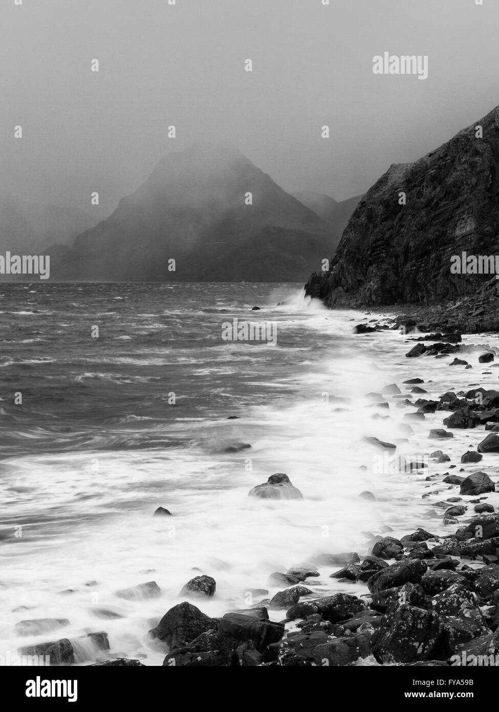 Elgol Küste Stockfoto