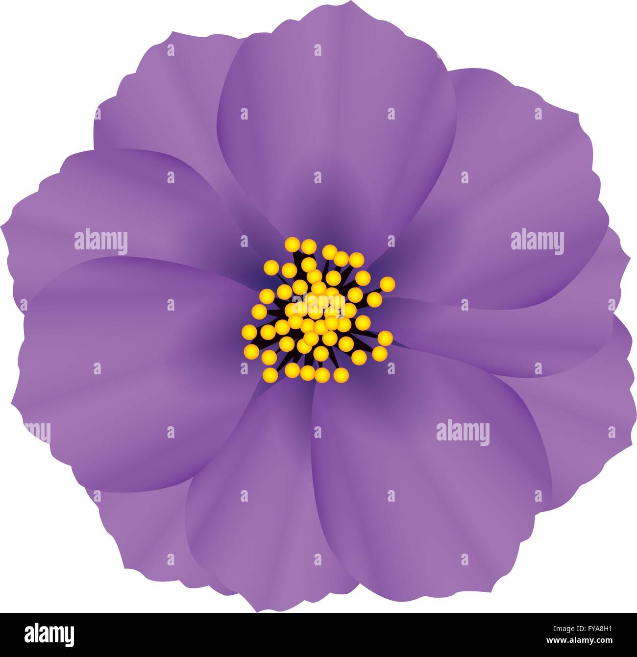 Abbildung Vektor Grafik Blume für den kreativen Einsatz in Grafik-design Stock Vektor