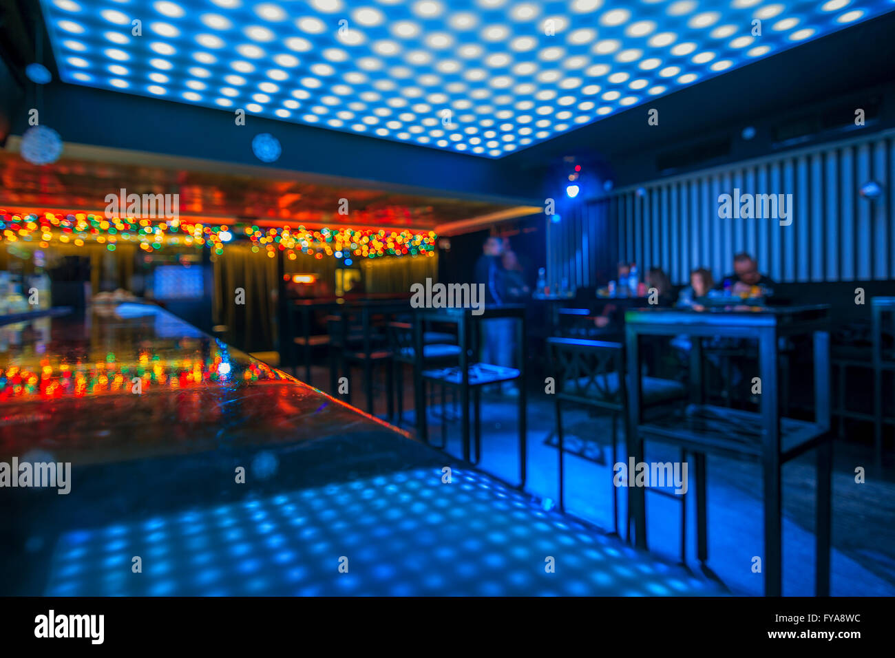 Interior Design Night Club Disco Stockfotos Interior